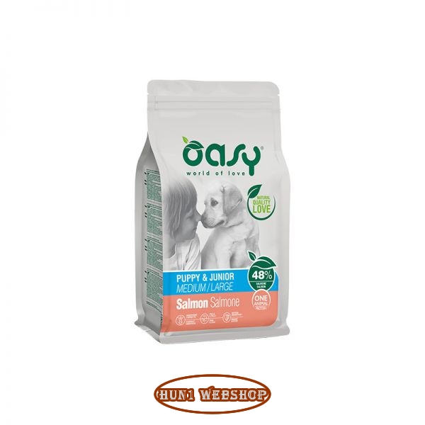 Oasy Dog OAP Puppy Medium/Large Salmon 2,5 kg