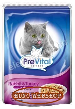PreVital nyúl- és pulykahús zselében 100 g