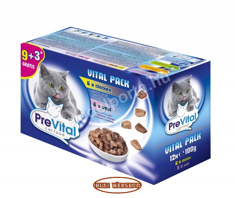 PreVital Vital Box csirke és borjú 12x100 g