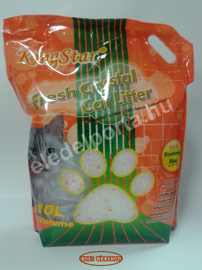 KingStar szilika macskaalom vérnarancs illattal 10 L