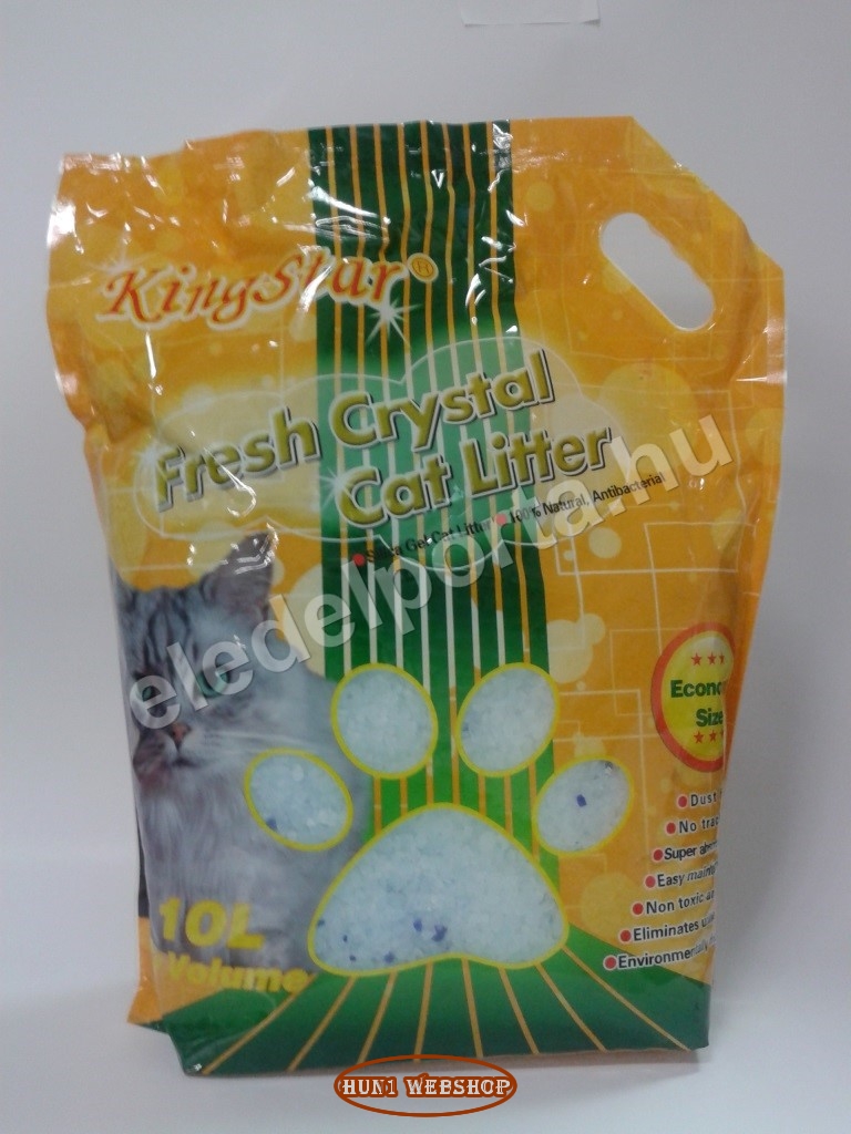 KingStar szilika macskaalom lótuszvirág illattal 10 L