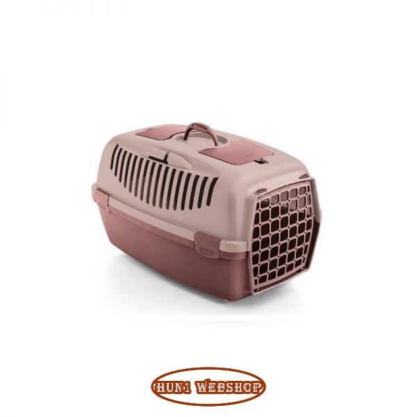 Stefanplast Gulliver 2 szállítóbox (púderrózsaszín-barna)