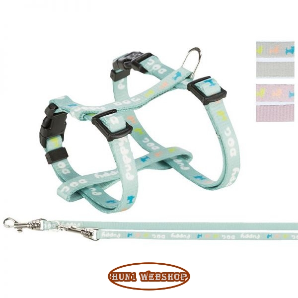 Trixie Junior Puppy Hám+póráz 23–34 cm/8mm 2m - menta