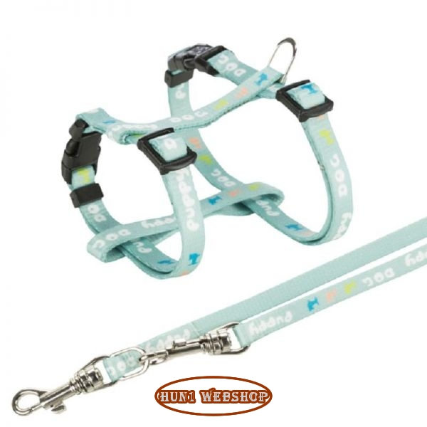 Trixie Junior&Puppy H-Hám pórázzal (M-L) menta