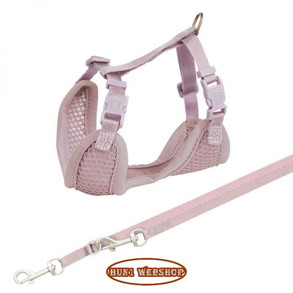 TTrixie Junior Puppy Soft Hám+póráz 26–34 cm/10mm 2m - világos lila