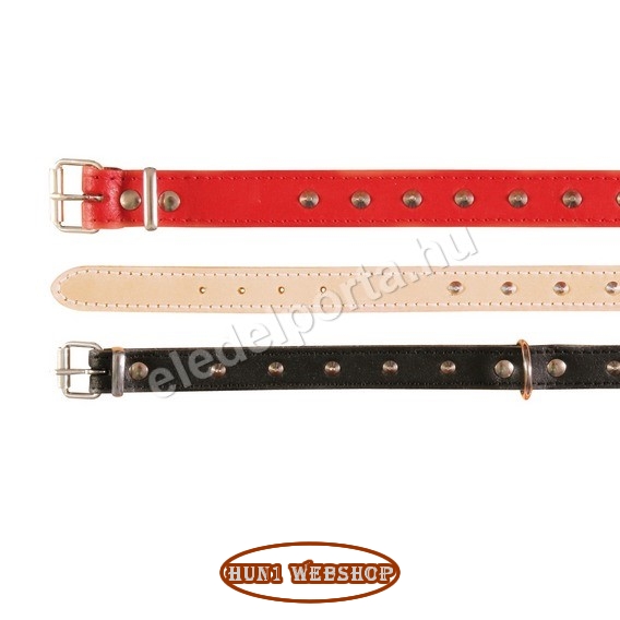 Trixie Basic Bőr nyakörv (S)