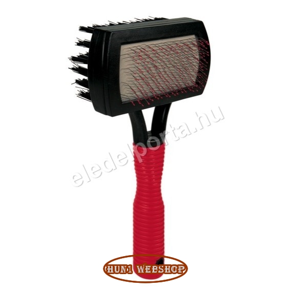 Trixie kétoldalas műanyag kefe