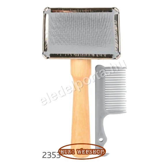 Trixie mini fa kefe + tisztító fésű