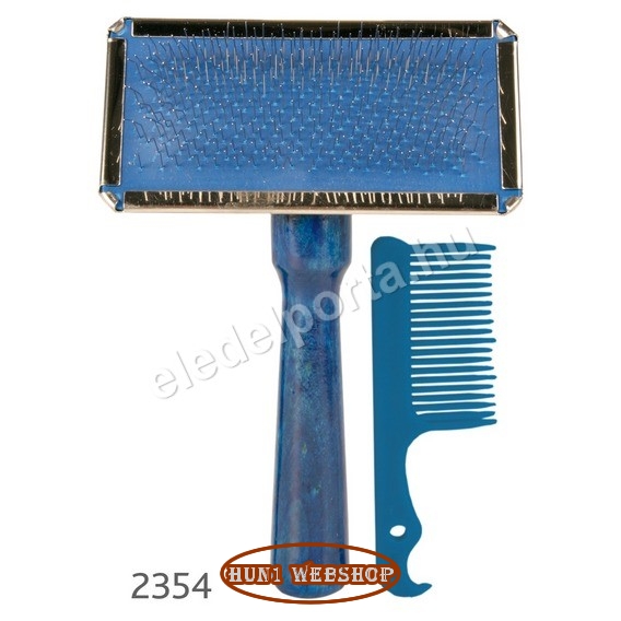 Trixie fa kefe + tisztító fésű