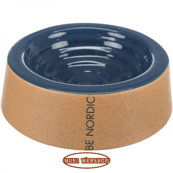 Trixie BE NORDIC kerámia tál 0,5 l/o 20 cm, sötétkék/bézs