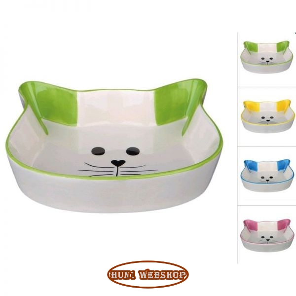Trixie Kerámia tál - cicafej formájú 0,25 l/12 cm
