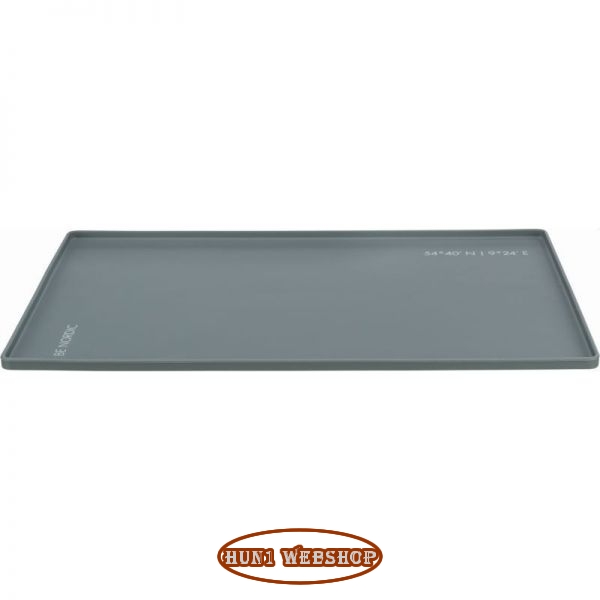 Trixie BE NORDIC szilikon tál alátét 48x30 cm - szürke