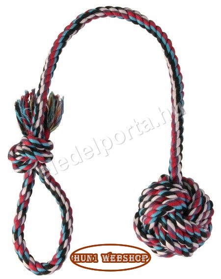 Trixie Denta Fun labda kötélből (7 cm/50 cm)