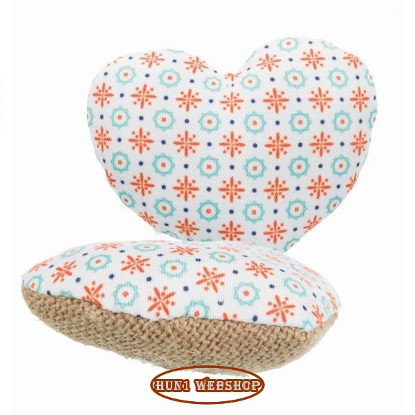 Trixie Juta/Szövet Szív 8 cm