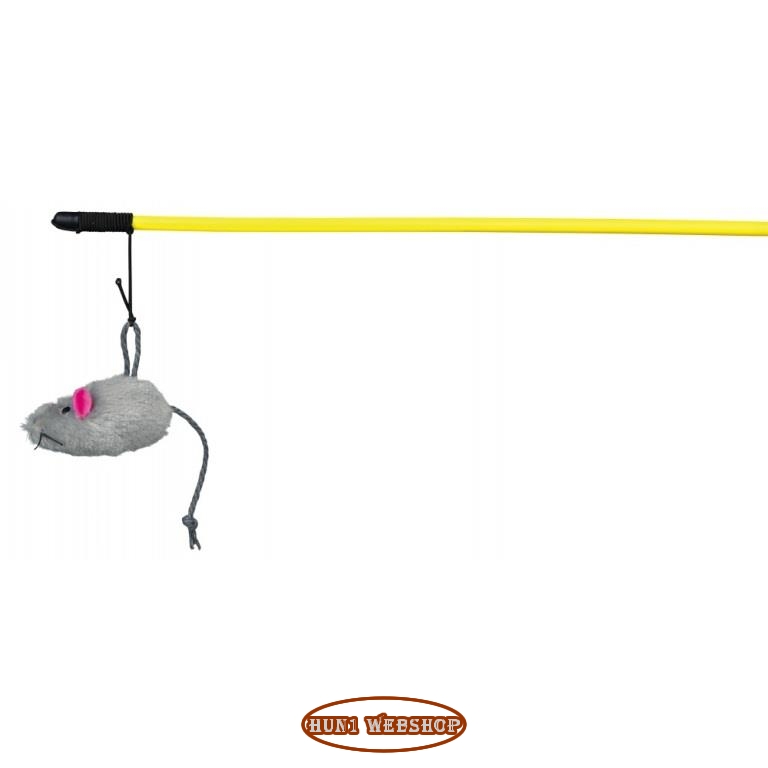 Trixie pálca plüss egérrel
