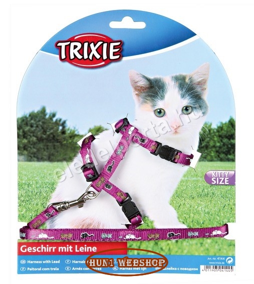 Trixie Kitten egér mintás hám és póráz