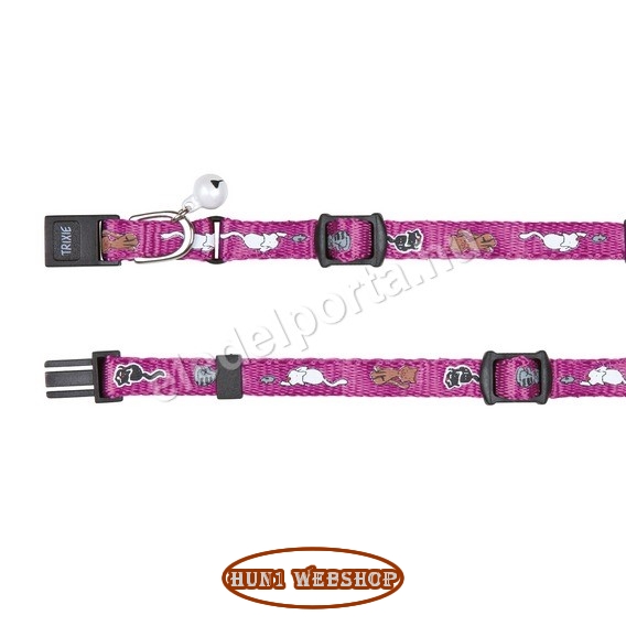 Trixie Kitten egér mintás nyakörv csörgővel