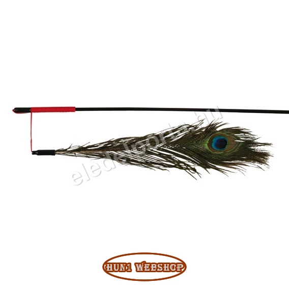 Trixie pálca pávatollal