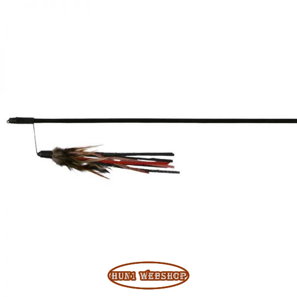 Trixie Macska Pálca bőrrel és tollakkal 50 cm