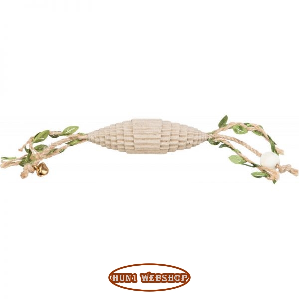 Trixie Karton Rugby labda kender kötéllel 24 cm