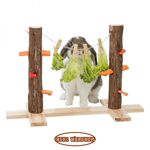 Trixie Fa eledeltartó csipeszekkel kisállatoknak 53x34x25 cm