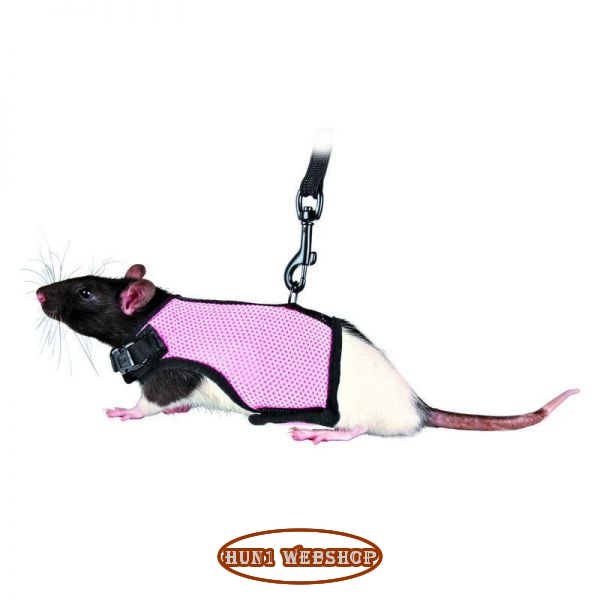 Trixie Nylon hám pórázzal rágcsálóknak