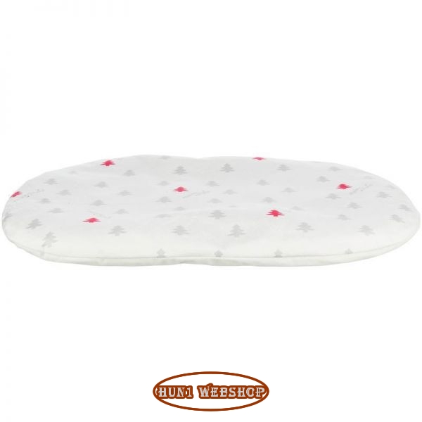 Trixie Xmas Nivia ovális fekhely 70x47 cm - Krém