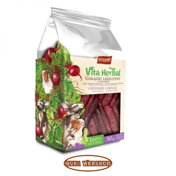 Vitapol Vita Herbal Mogyorógallyak Céklával 50 g