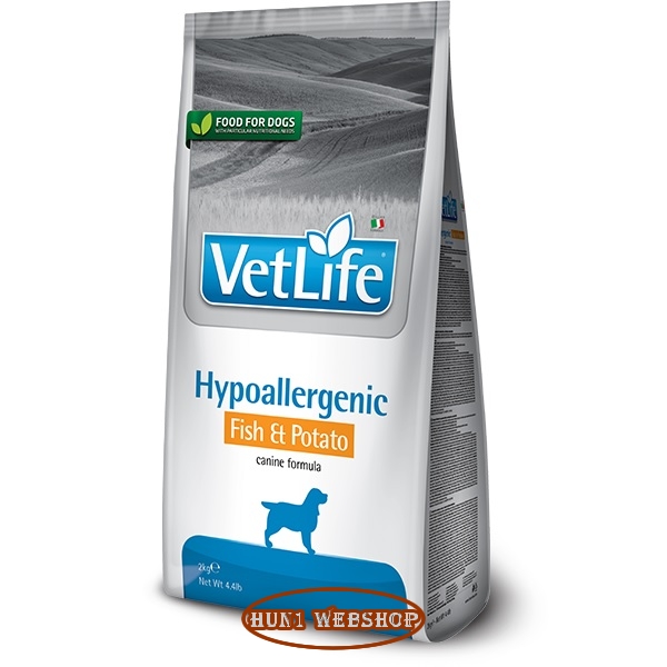 Vet Life Dog  Hypoallergenic Fish & Potato 2 kg