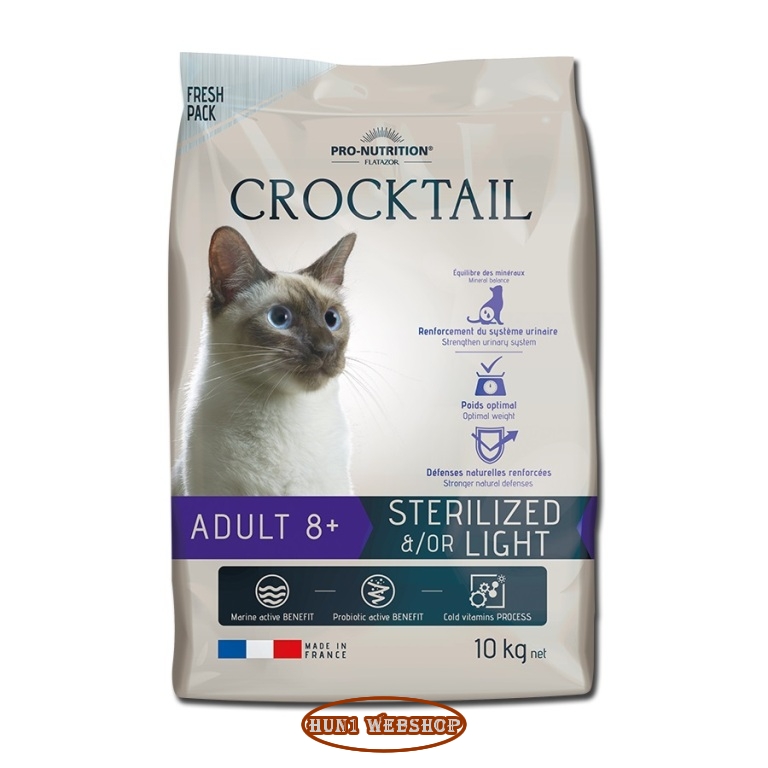 Flatazor Crocktail Adult 8+ Sterilized &/or Light 10 kg