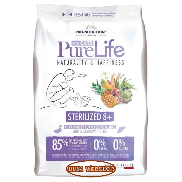 Flatazor Pure Life Cat Sterilized 8+ (8 kg)