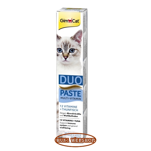 GimCat Multi-Vitamin Duo Tonhal paszta