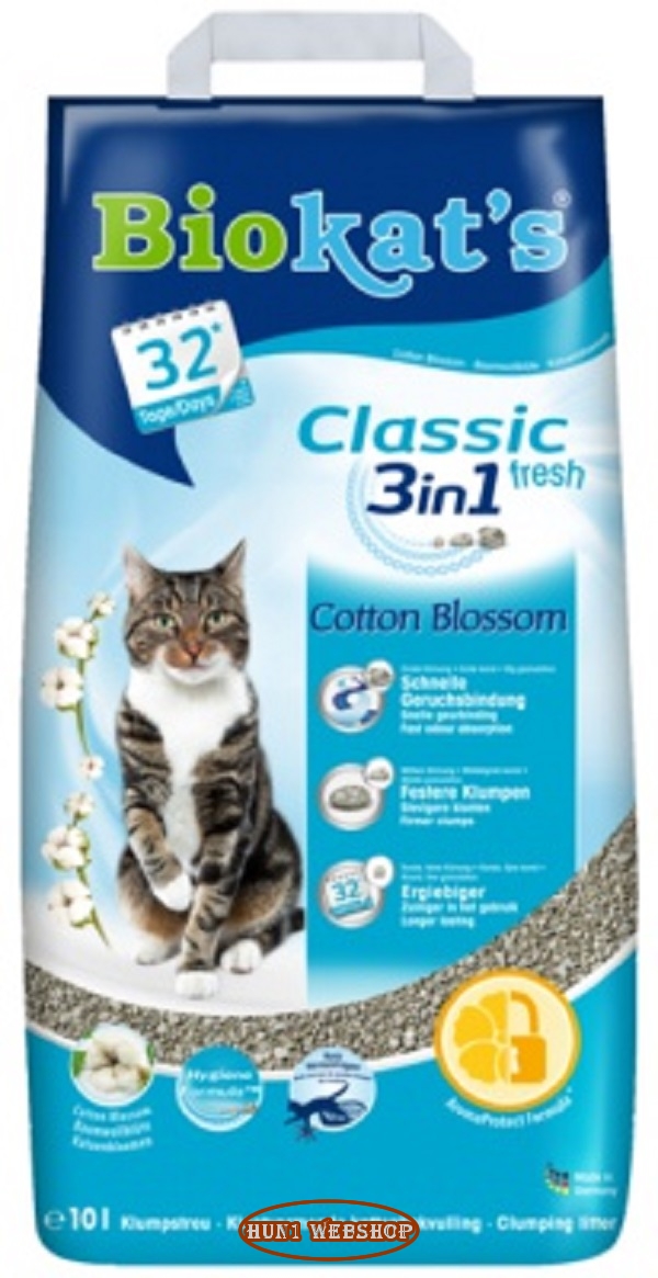Biokat’s Classic Fresh 3in1 Cotton Blossom  10 l