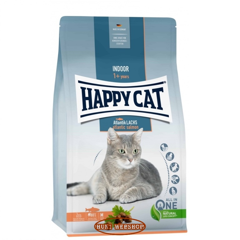 Happy Cat Adult Indoor Salmon 300 g
