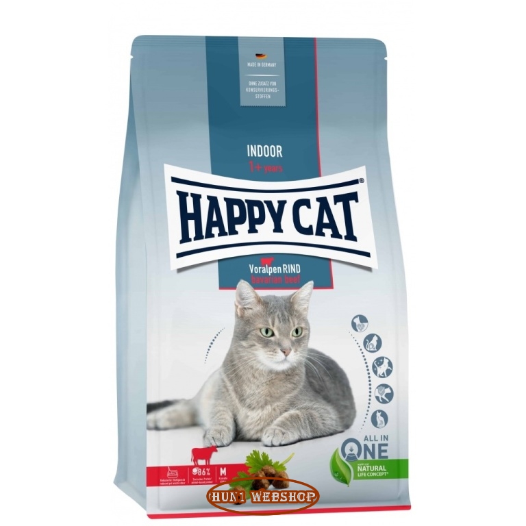 Happy Cat Adult Indoor Rind 300 g