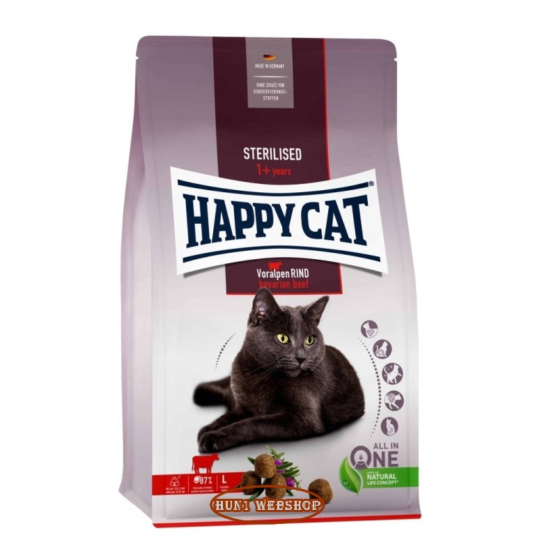 Happy Cat Sterilised Voralpen Rind 10 kg