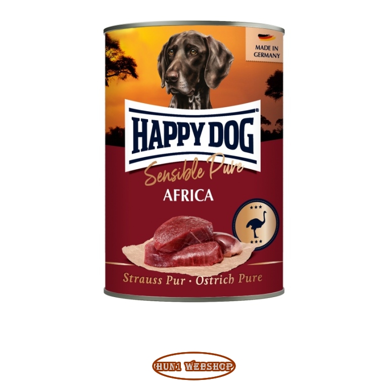 Happy Dog Sensible Pure Africa - Strucc 6x400 g