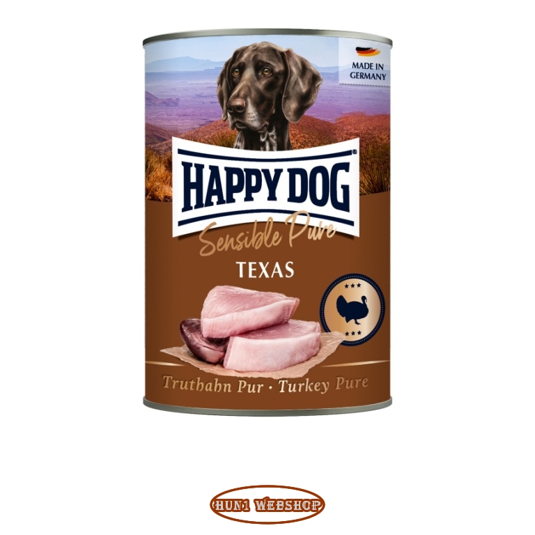 Happy Dog Sensible Pure Texas - Pulyka 6x400 g