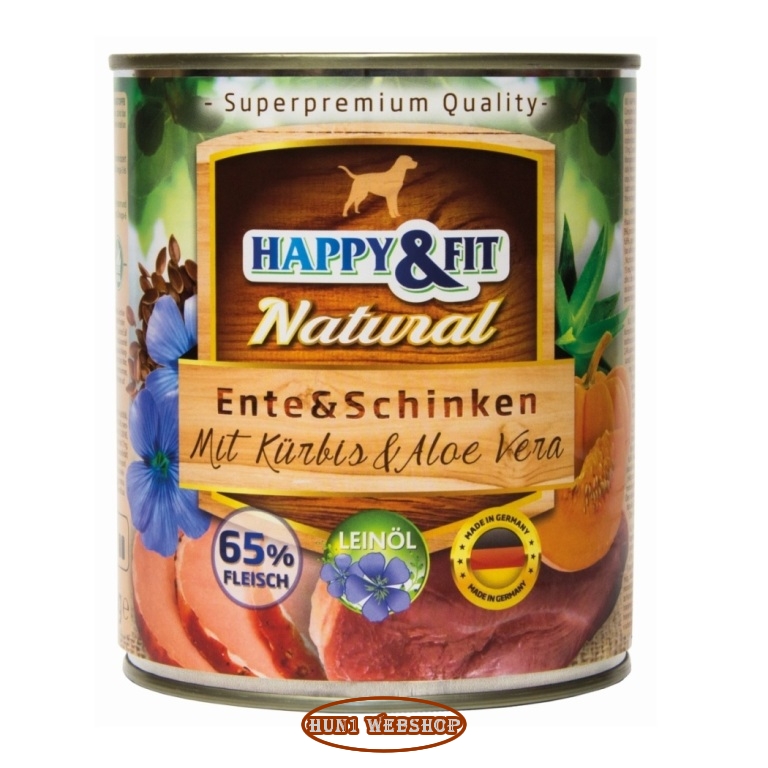 Happy&Fit Natural Ente & Schinken (kacsa és sonka) 800 g