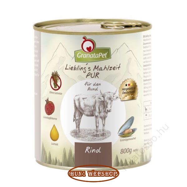 Granatapet Liebling's Mahlzeit beef PUR 6x800 g