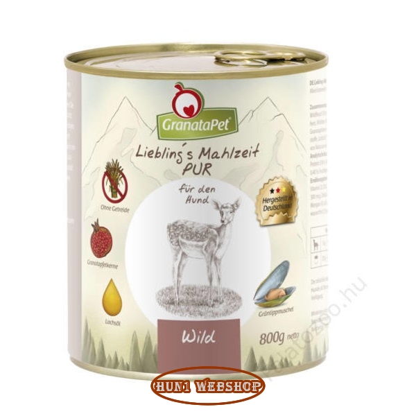 Granatapet Liebling's Mahlzeit wild PUR 6x400 g