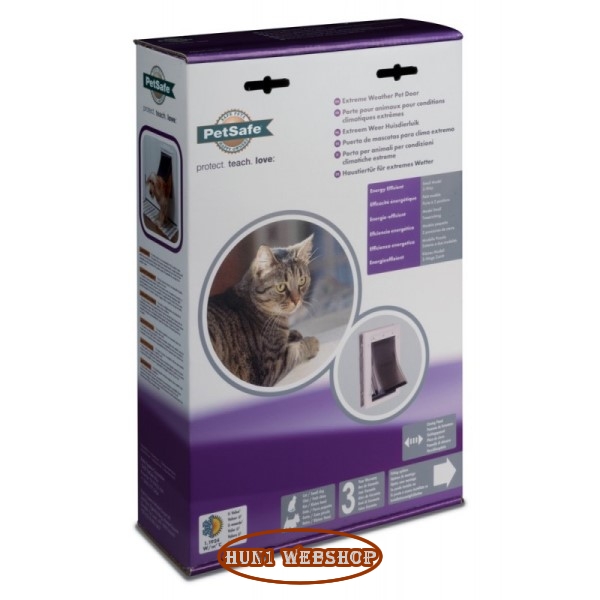 PetSafe HŐSZIGETELT MACSKAAJTÓ - KUTYAAJTÓ KISMÉRETŰ /Lengőajtó mérete: 13cm X 21cm