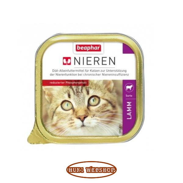 Beaphar Renal - Vesediétás táp bárányhússal 16x100g