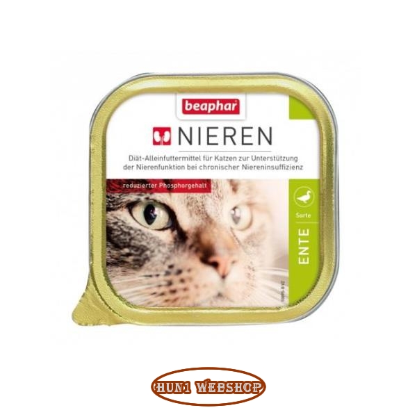 Beaphar Renal - Vesediétás táp kacsahússal 16x100g