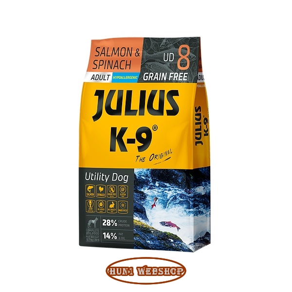 Julius K-9 Utility Dog Hypoallergenic Adult Salmon & Spinach 3 kg