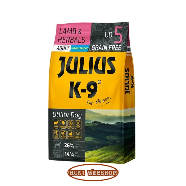 Julius K-9 Utility Dog Hypoallergenic Adult Lamb & Herbals 3 kg
