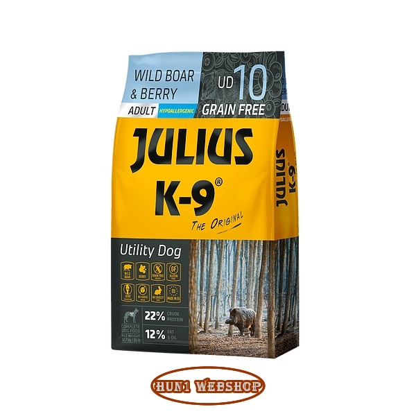 Julius K-9 Utility Dog Hypoallergenic Adult Wild Boar & Berry 10 kg
