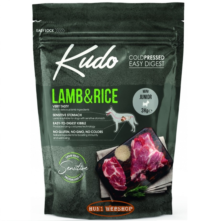 Kudo Low Grain Junior Lamb&Rice Mini 12 kg