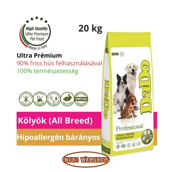 DaDo Puppy All Breed Lamb 20 kg