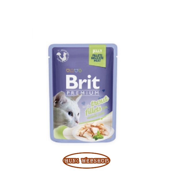 Brit Premium Delicate Fillets in Jelly with Trout 24x85 g